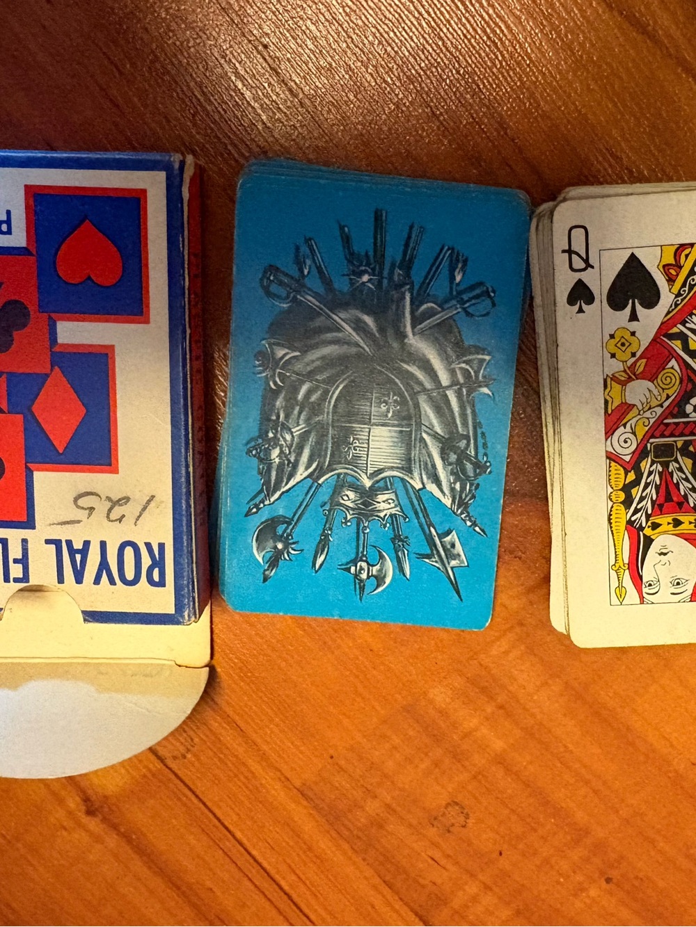 Blue Playing Cards Set